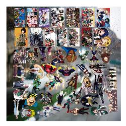 My Hero Academia anime 3D sticker price for a set of 50-52pcs