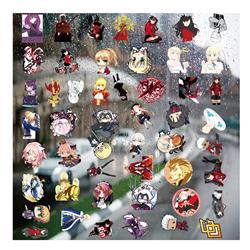 Fate anime 3D sticker price for a set of 50pcs
