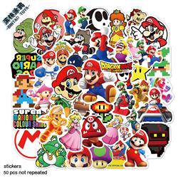 super Mario anime waterproof stickers (50pcs a set)