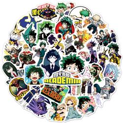 My Hero Academia anime waterproof stickers (50pcs a set)