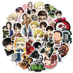 Attack On Titan anime waterproof stickers (50pcs a set)