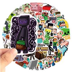 Minecraft anime waterproof stickers (50pcs a set)