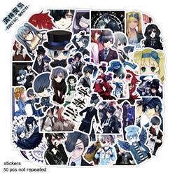 Kuroshitsuji anime waterproof stickers (50pcs a set)