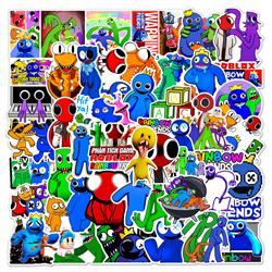rainbow friends anime waterproof stickers (50pcs a set)
