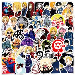 Fullmetal Alchemist anime waterproof stickers (50pcs a set)