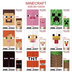 Minecraft anime door curtain 85*120cm