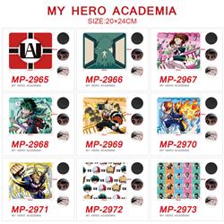 My Hero Academia anime Mouse pad 20*24cm price for a set of 5 pcs