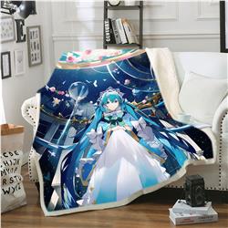 Hatsune Miku anime blanket 150*200cm