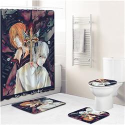 Death Note anime shower curtain price for a set of 4 pcs