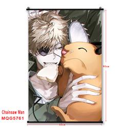 chainsaw man anime wallscroll 60*90cm