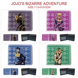 JoJos Bizarre Adventure anime wallet 11.5*9.5*2cm