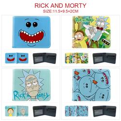 Rick and Morty  anime wallet 11.5*9.5*2cm