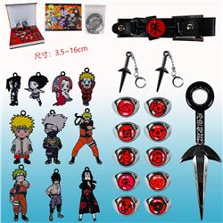 Naruto anime ring a set