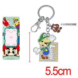 super Mario anime keychain