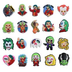 Joker anime rubber shoe sticker price for 100pcs