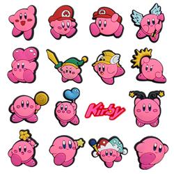 Kirby anime rubber shoe sticker price for 100pcs