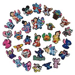 Stitch anime rubber shoe sticker price for 100pcs