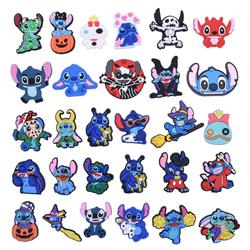 Stitch anime rubber shoe sticker price for 100pcs