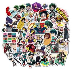 My Hero Academia anime waterproof stickers (50pcs a set)