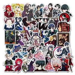 Kuroshitsuji anime waterproof stickers (50pcs a set)