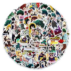 My Hero Academia anime waterproof stickers (100pcs a set)