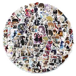 Bungo Stray Dogs anime waterproof stickers (100pcs a set)