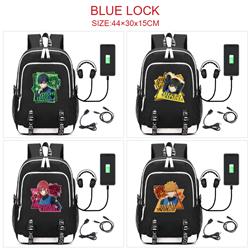 Blue Lock anime Backpack bag 44*30*15cm