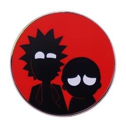 Rick and Morty anime pin