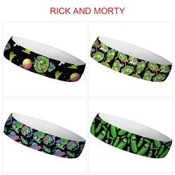 Rick and Morty anime sweatband