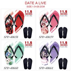 Date A Live anime  flip flops shoes slippers a pair