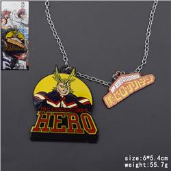 My Hero Academia anime necklace