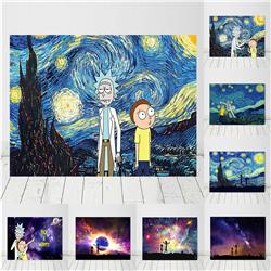 Rick and Morty anime painting 30x40cm(12x16inches)