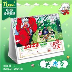 Inuyasha anime Desk calendar