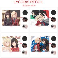 Lycoris Recoil  anime Mouse pad 20*24cm price for 5 pcs