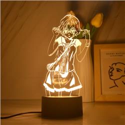 EVA anime 7 colours LED light