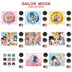 Sailor Moon Crystal anime Mouse pad 20*24cm price for 5 pcs
