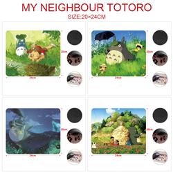 TOTORO anime Mouse pad 20*24cm price for 5 pcs