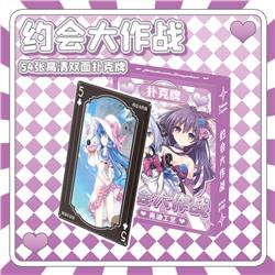 Date A Live anime poker 54 pcs a set