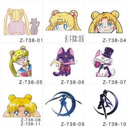 Sailor Moon Crystal anime car sticker