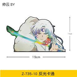 Inuyasha anime car sticker