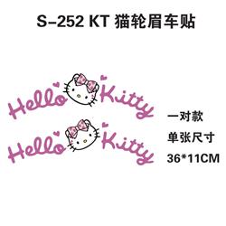 helloKitty anime car sticker