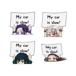 demon slayer kimets anime car sticker