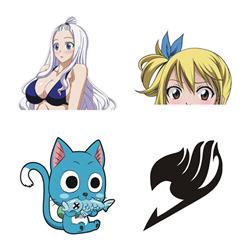 Fairy Tail anime car sticker