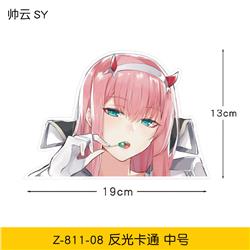 Darling In The Franxx anime car sticker