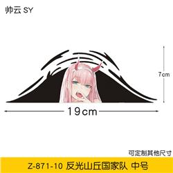 Darling In The Franxx anime car sticker