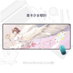 Card Captor Sakura anime mouse pad 80*30cm