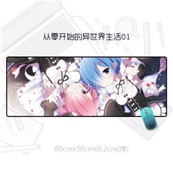 Re Zero Kara Hajimeru Isekai Seikatsu anime mouse pad 80*30cm