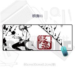 Gintama anime mouse pad 80*30cm