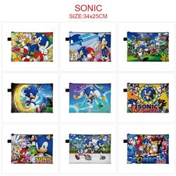 Sonic anime A4 document bag