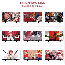 chainsaw man anime painting